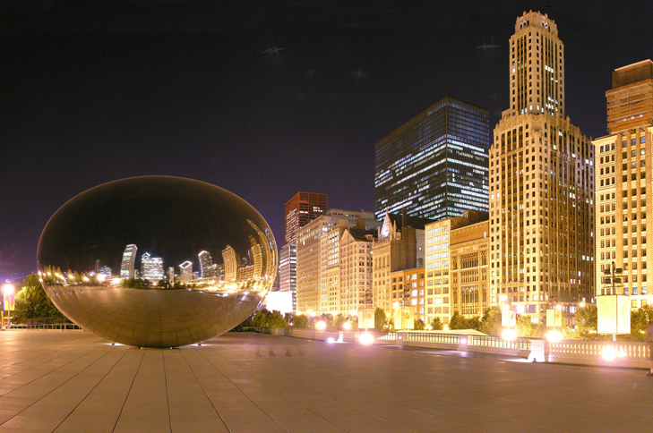 Cloud Gate night